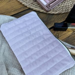 Pochette plate matelassée