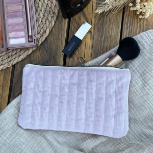 Pochette plate matelassée